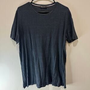 Genuine Loro Piana Men’s Linen Jersey Striped T-Shirt Sz Large  MSRP $400